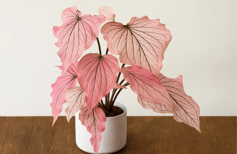 Cây Caladium Pink Symphony