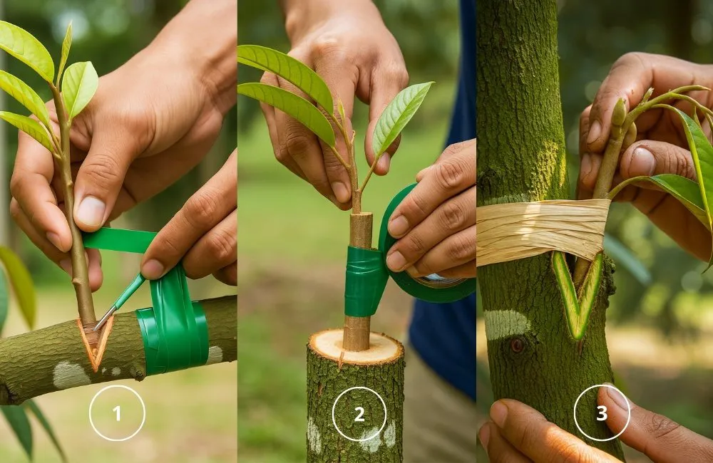 Quy trình thực hiện kỹ thuật ghép sầu riêng