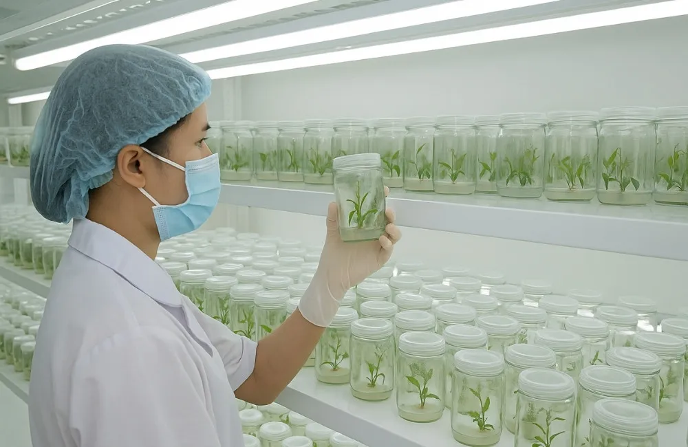 nhân giống sầu riêng bằng cấy mô