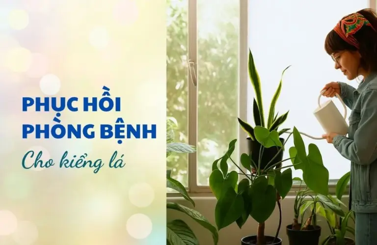 Kỹ thuật phục hồi kiểng lá indoor & quy trình phòng bệnh sinh học hiệu quả nhất