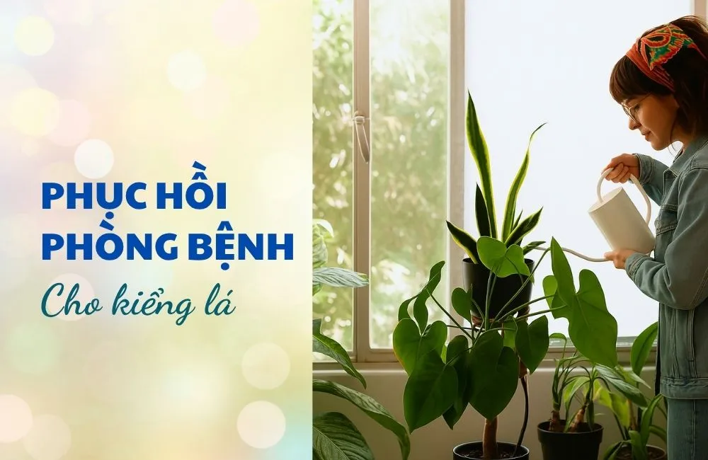Phục hồi kiểng lá và phòng bệnh cho kiểng lá hiệu quả