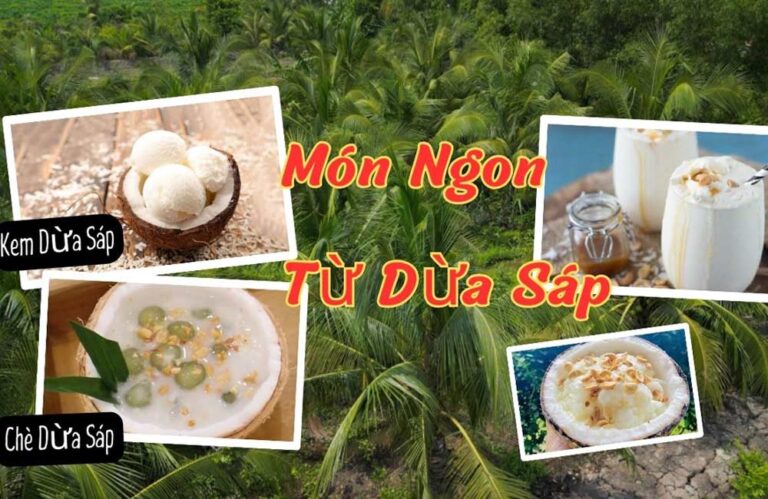 Cách ăn dừa sáp, cách chế biến món ăn từ dừa sáp