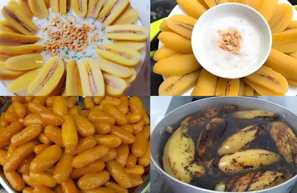 Chuối sáp luộc