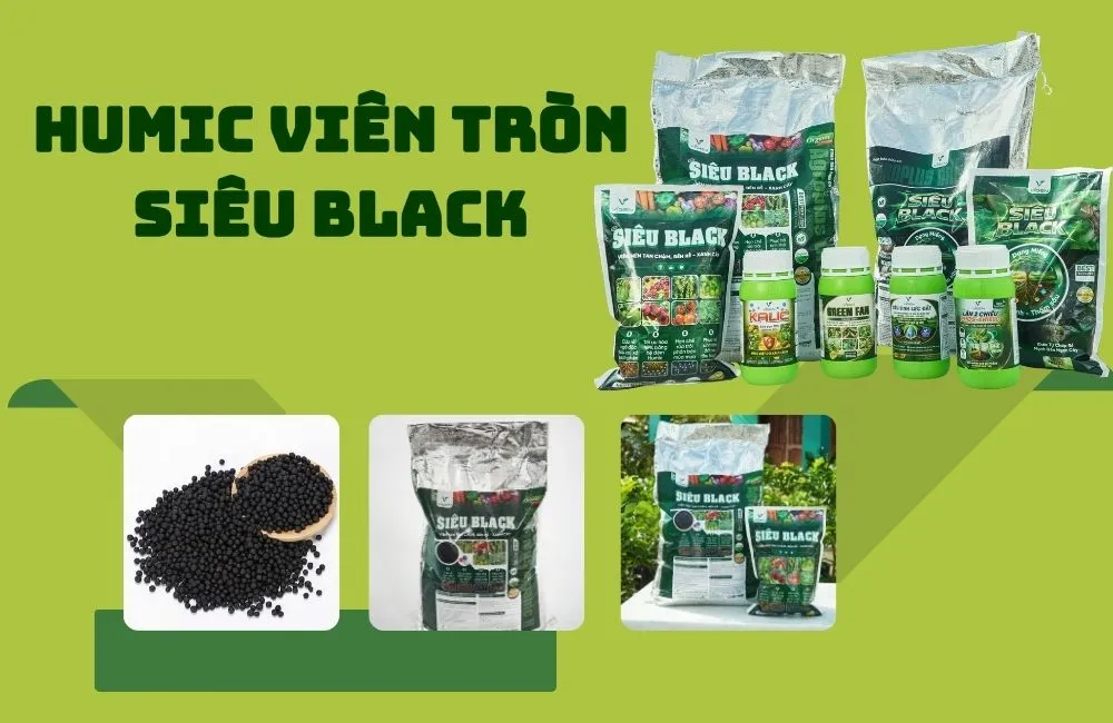 Humic Viên Tròn Siêu Black