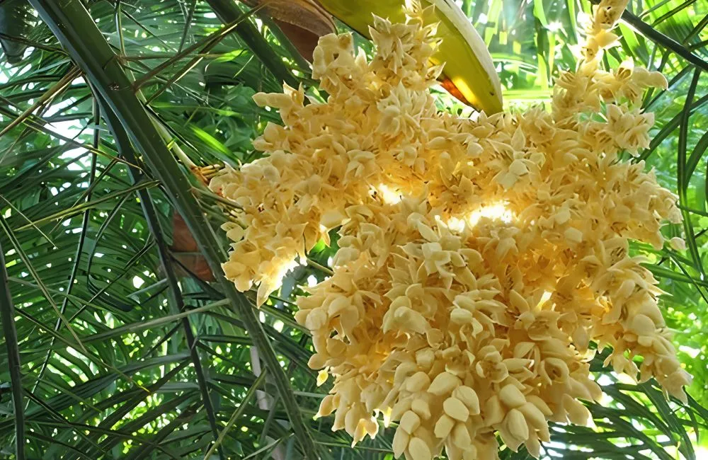Kỹ thuật thụ phấn dừa sáp